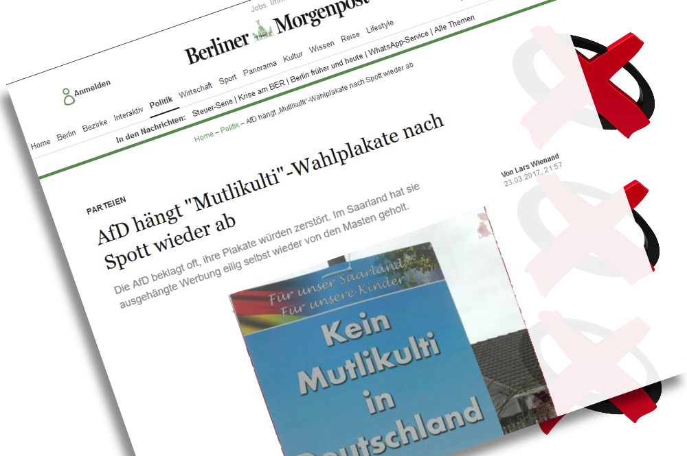 Berliner Morgenpost: Zum "Mutlikulti" bei der Landtagswahl im Saarland