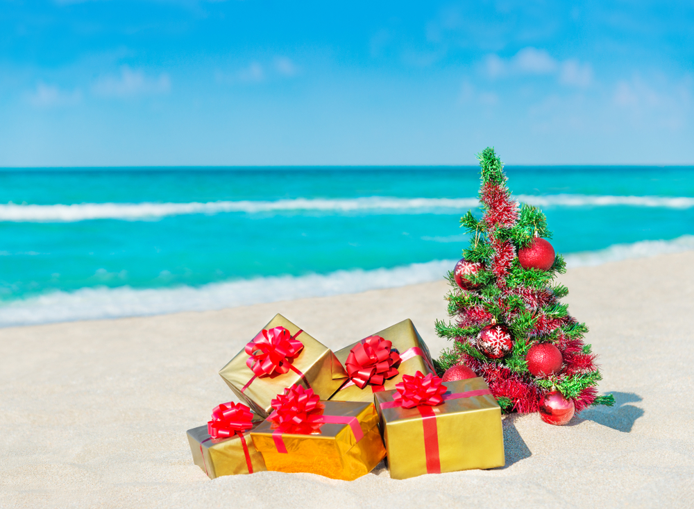 Weihnachtsbaum am Strand - PoS